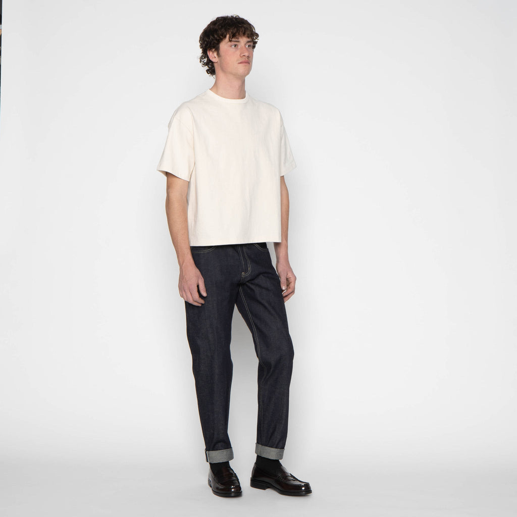 Easy Guy - Fox Fibre Green Weft by Naked & Famous Denim