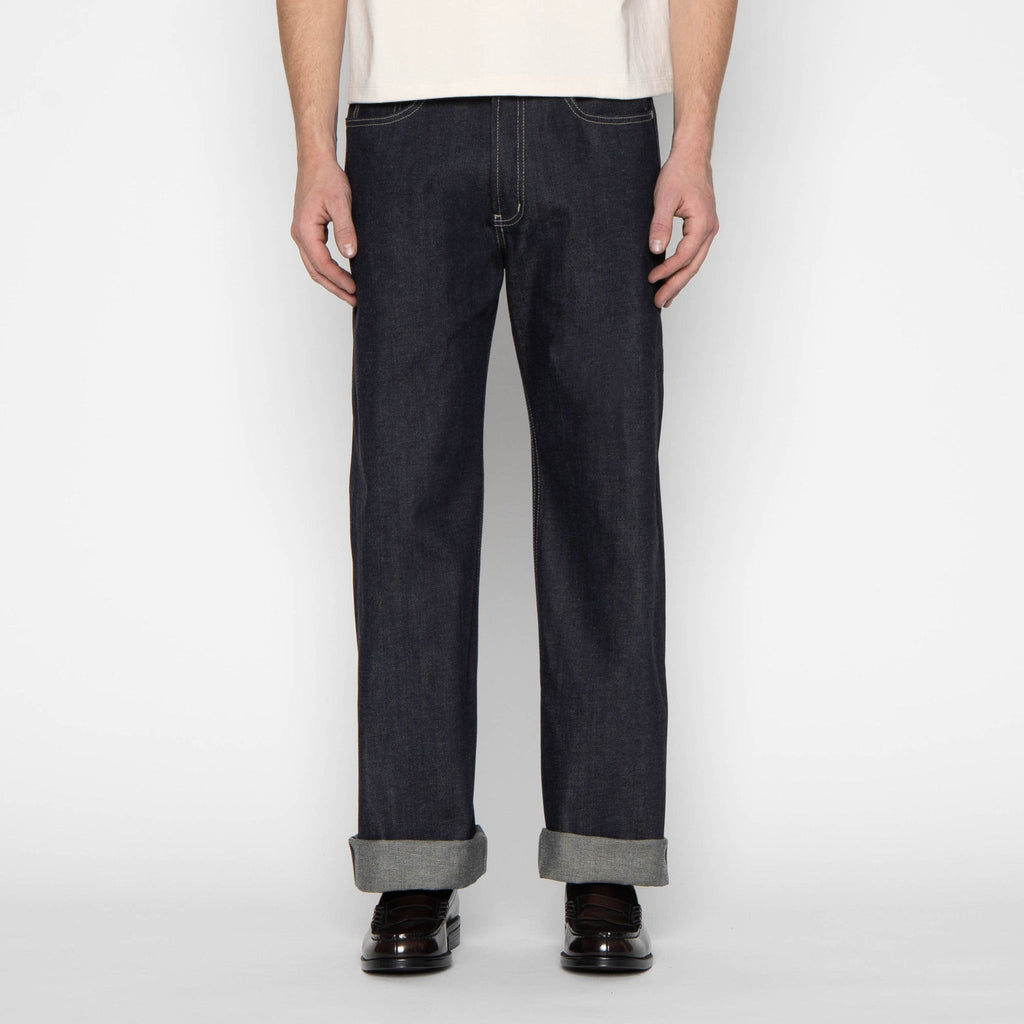 Strong Guy - Fox Fibre Green Weft by Naked & Famous Denim