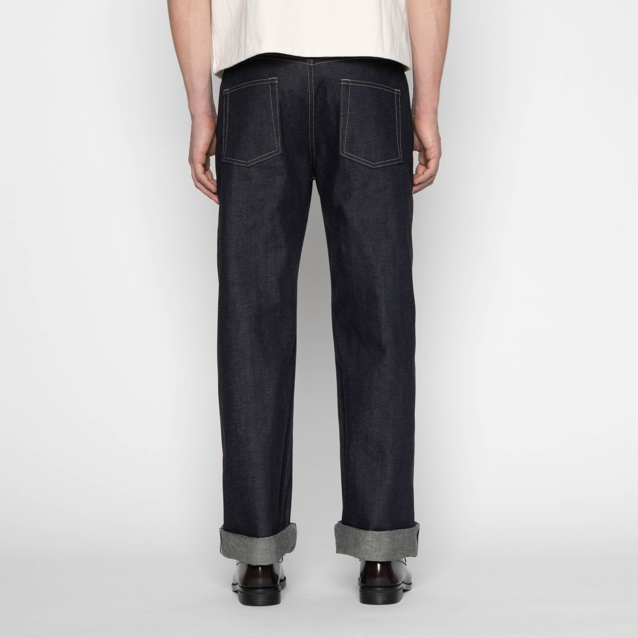 Strong Guy - Fox Fibre Green Weft by Naked & Famous Denim