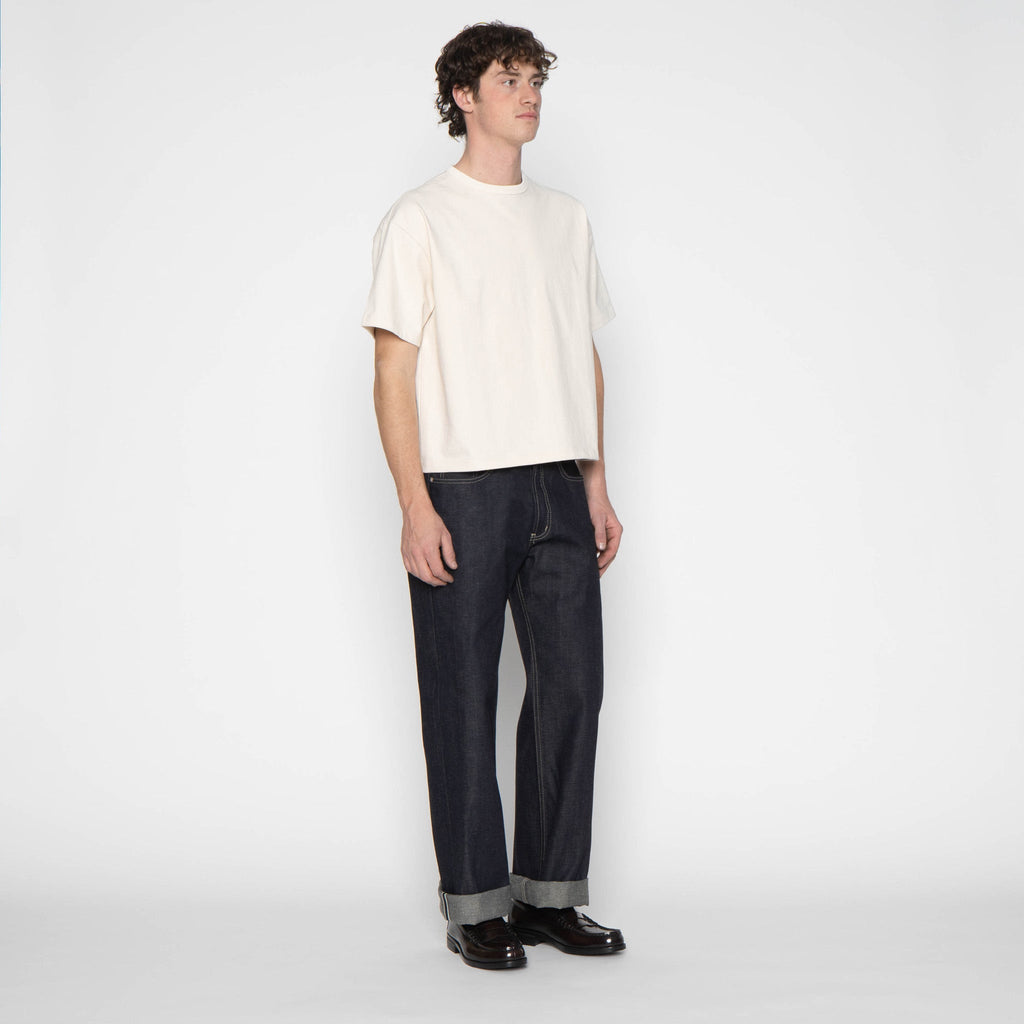 Strong Guy - Fox Fibre Green Weft by Naked & Famous Denim