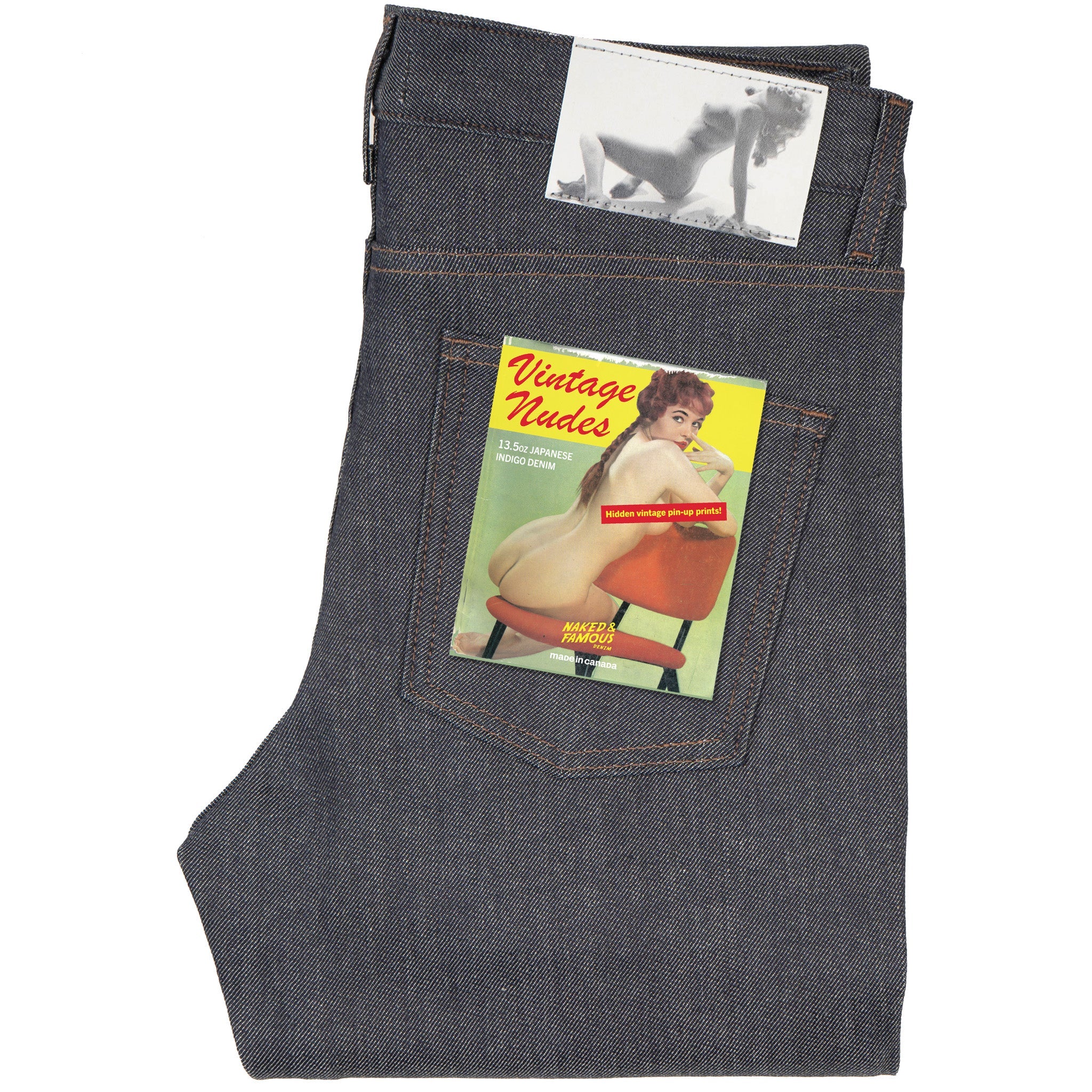 Super Guy - Vintage Nudes Redux by Naked & Famous Denim