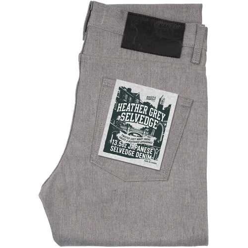 Super Guy - Heather Grey Selvedge by Naked & Famous Denim