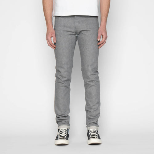 Super Guy - Heather Grey Selvedge by Naked & Famous Denim
