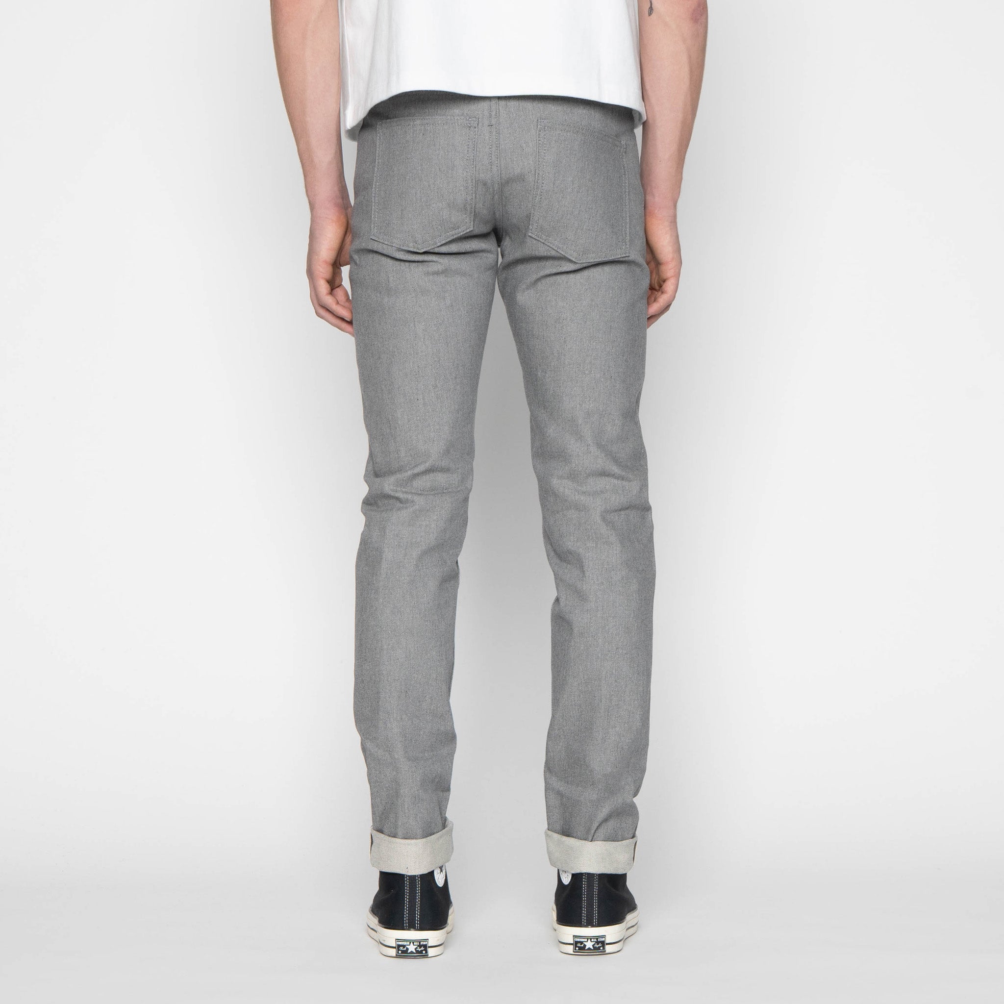 Super Guy - Heather Grey Selvedge by Naked & Famous Denim