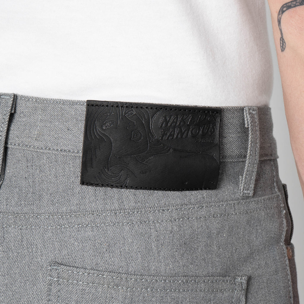 Super Guy - Heather Grey Selvedge by Naked & Famous Denim
