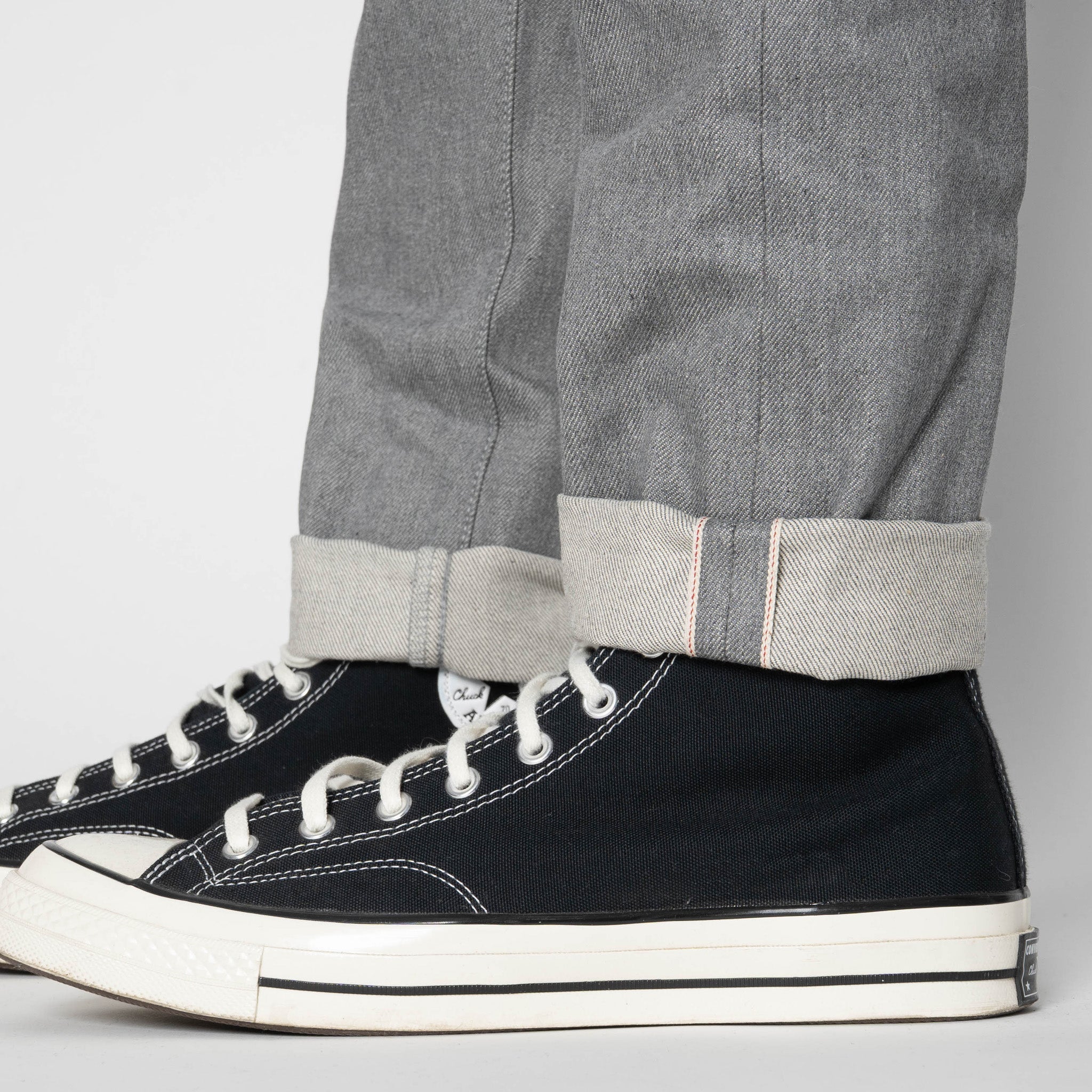 Super Guy - Heather Grey Selvedge by Naked & Famous Denim