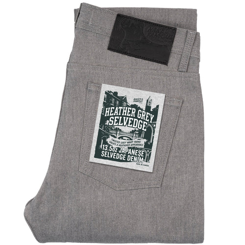Weird Guy - Heather Grey Selvedge by Naked & Famous Denim