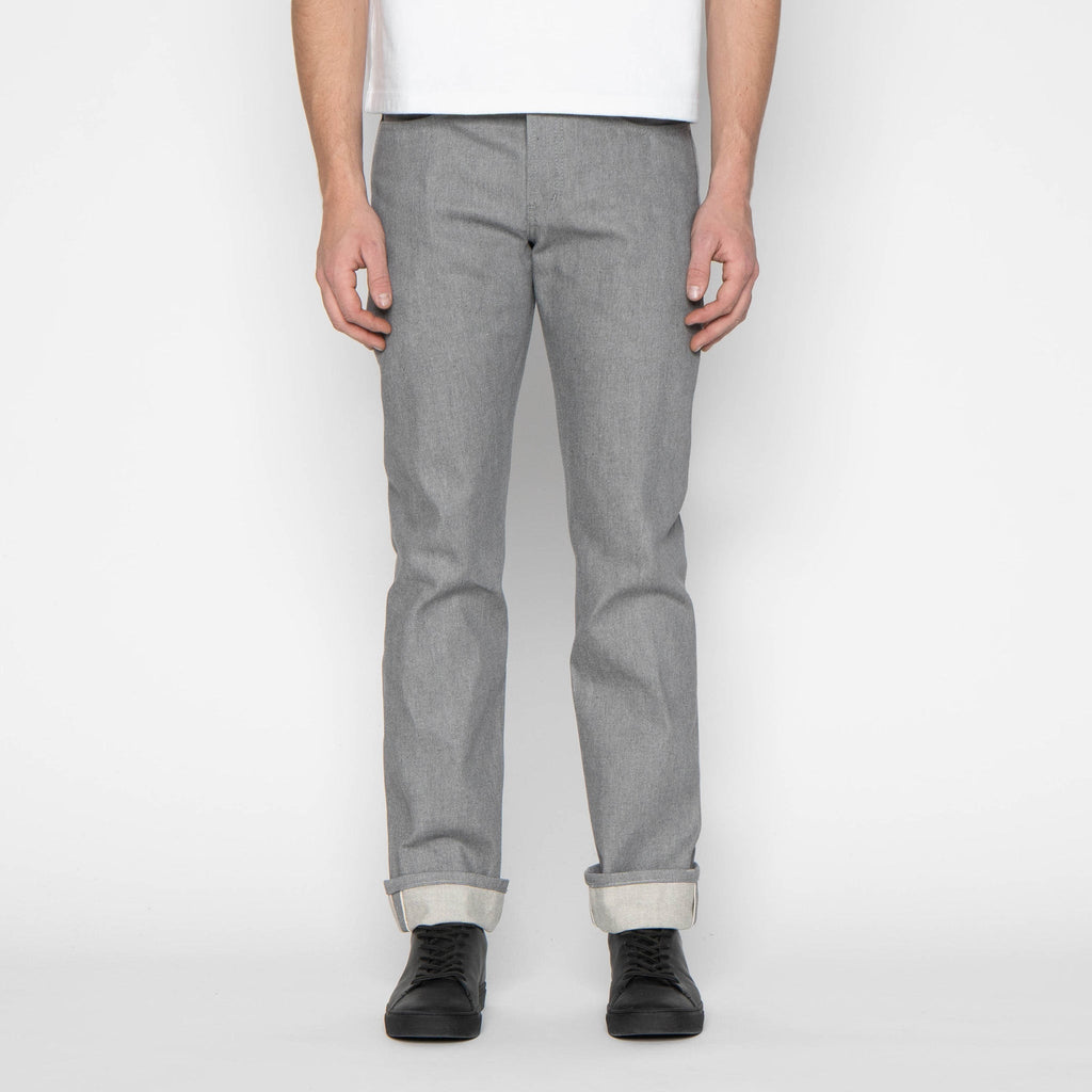 Weird Guy - Heather Grey Selvedge by Naked & Famous Denim