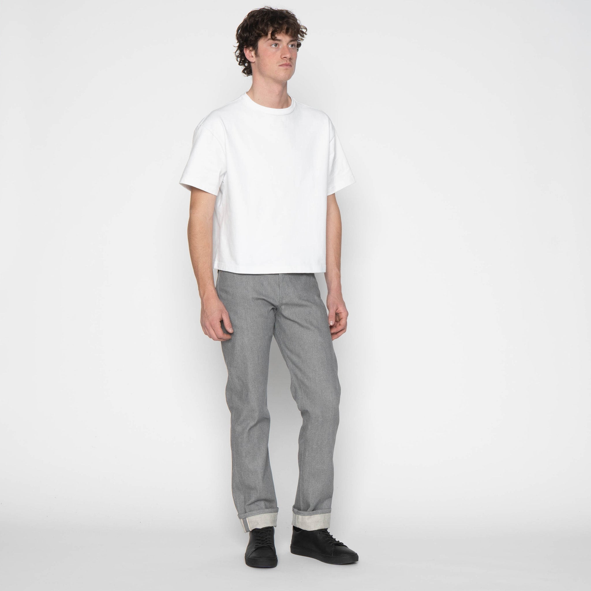 Weird Guy - Heather Grey Selvedge by Naked & Famous Denim