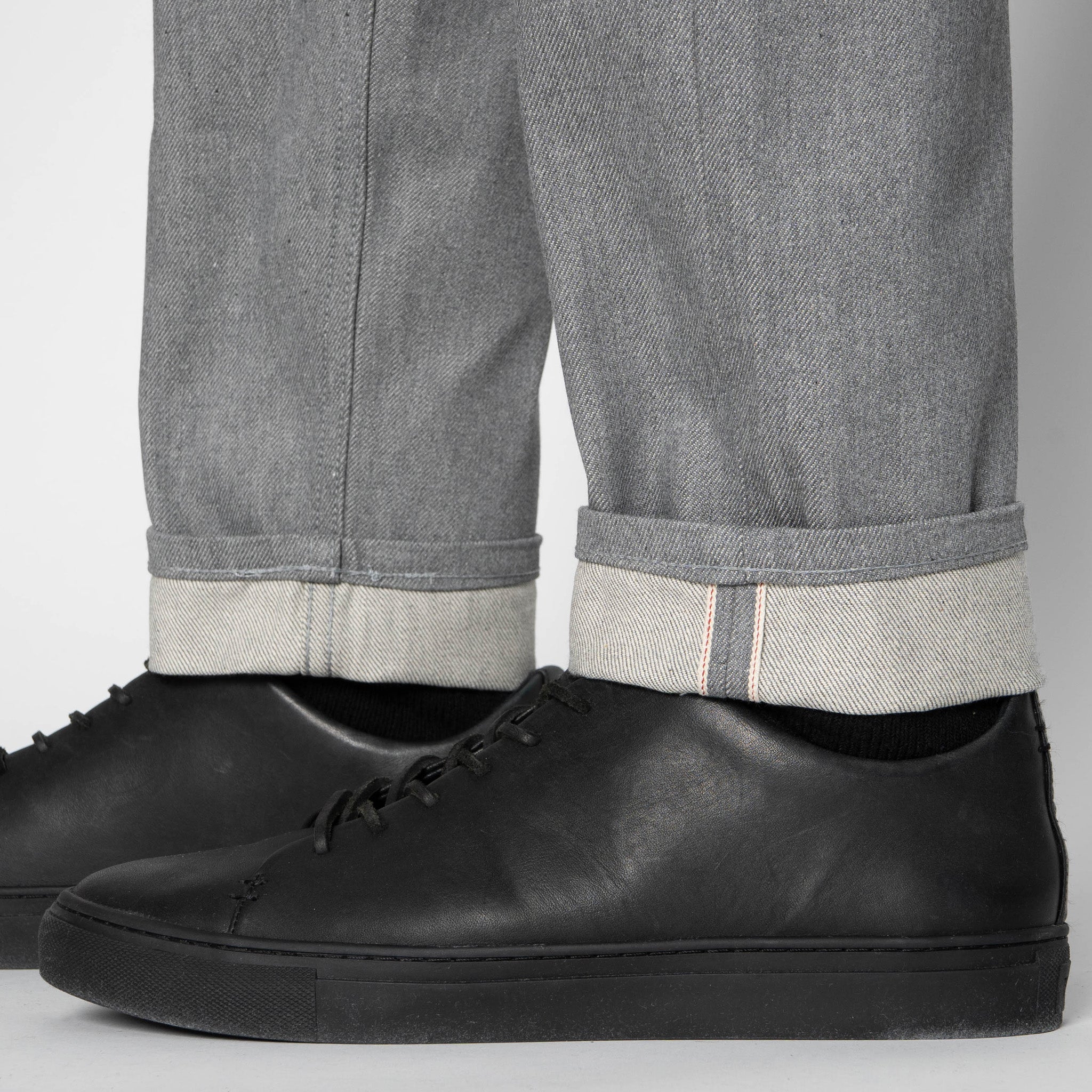 Easy Guy - Heather Grey Selvedge by Naked & Famous Denim