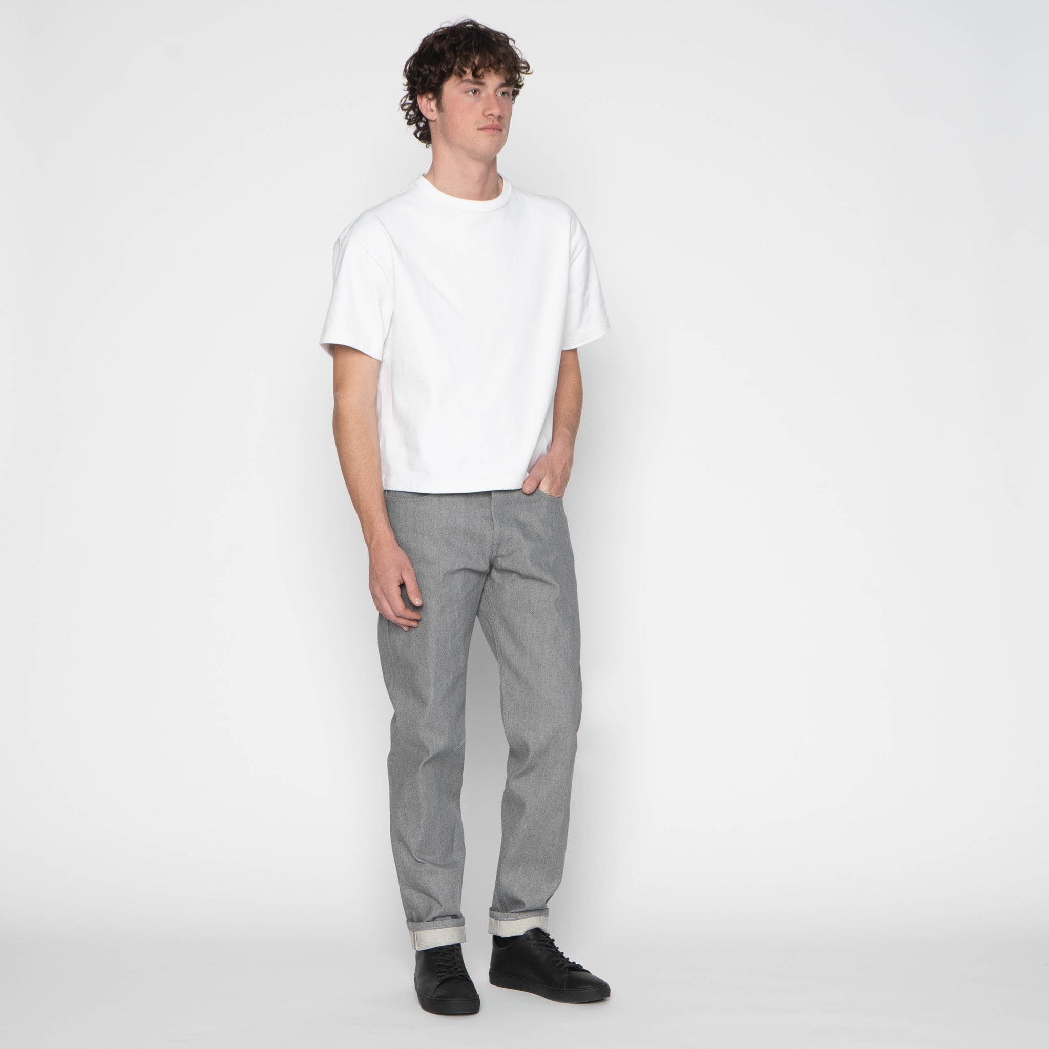 Easy Guy - Heather Grey Selvedge by Naked & Famous Denim
