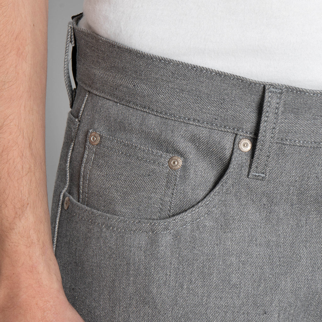 Strong Guy - Heather Grey Selvedge by Naked & Famous Denim