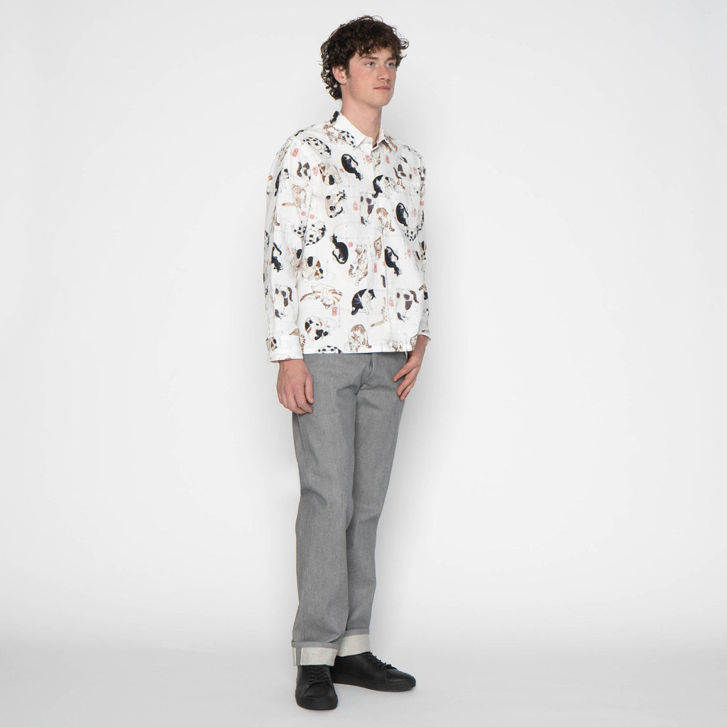 True Guy - Heather Grey Selvedge by Naked & Famous Denim
