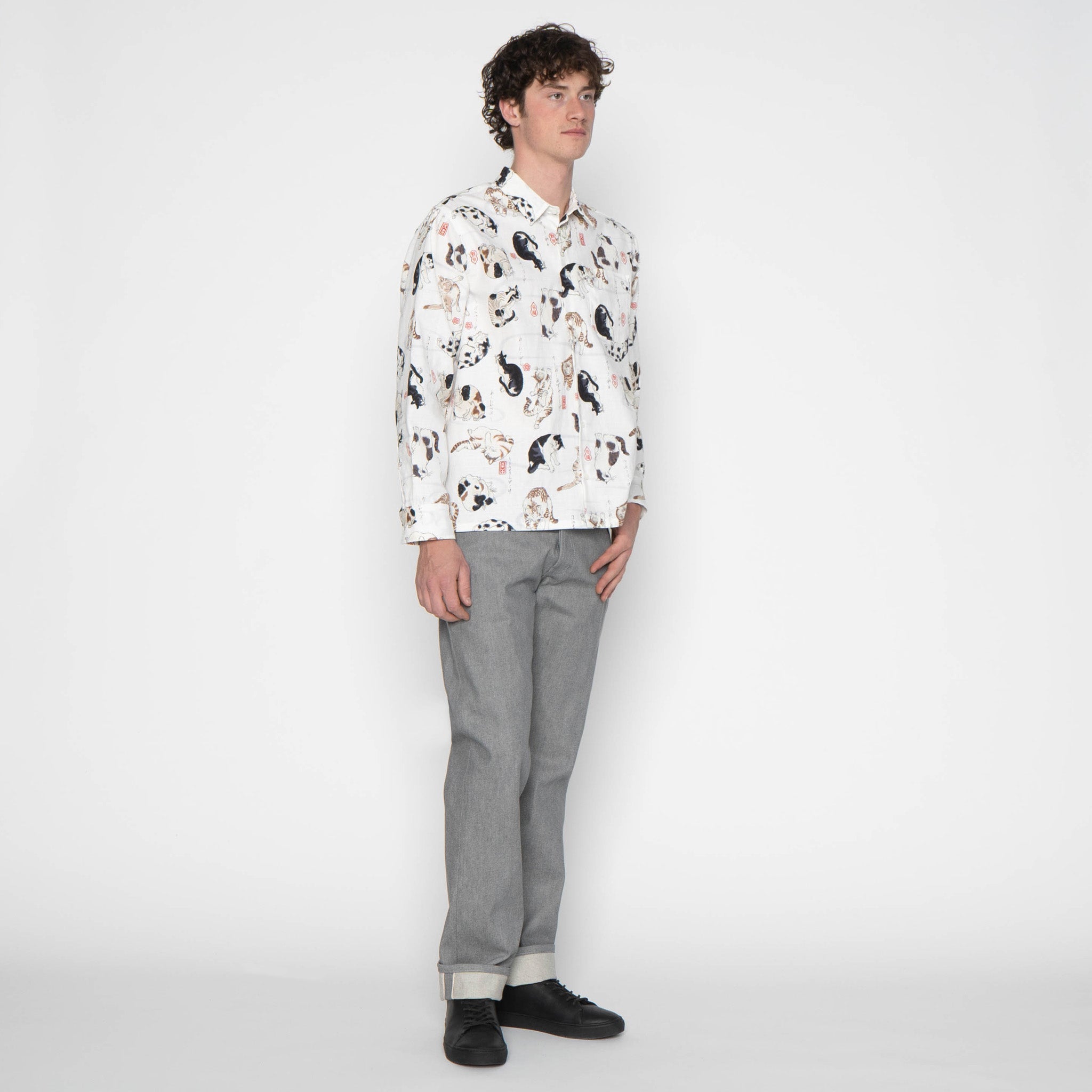 True Guy - Heather Grey Selvedge by Naked & Famous Denim