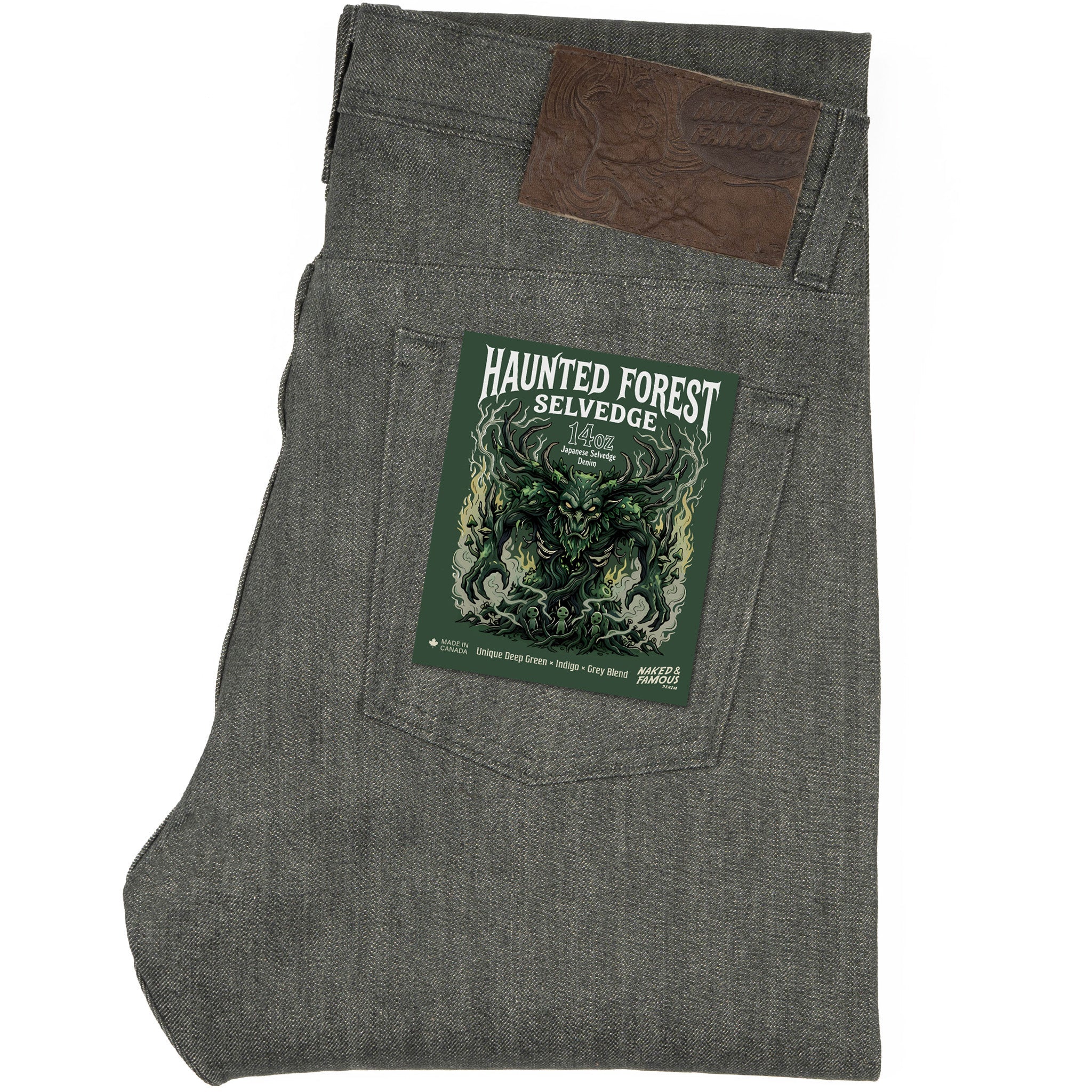 Super Guy - Haunted Forest Selvedge by Naked & Famous Denim