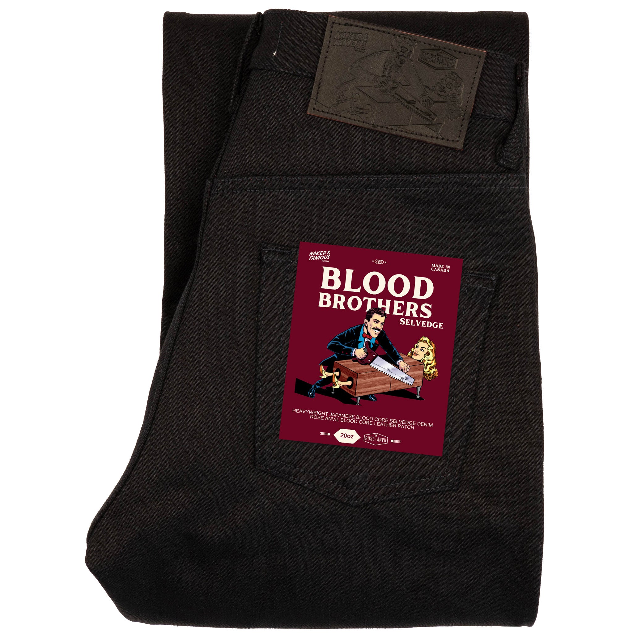 Strong Guy - Blood Brothers Selvedge - Indigo x Black
