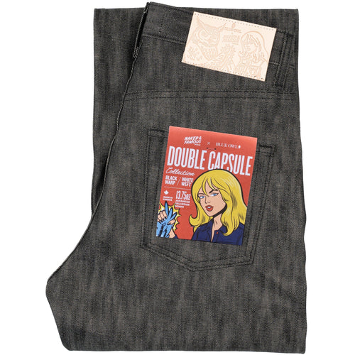 Strong Guy - Double Capsule -Black Warp / White Weft Selvedge by Naked & Famous Denim
