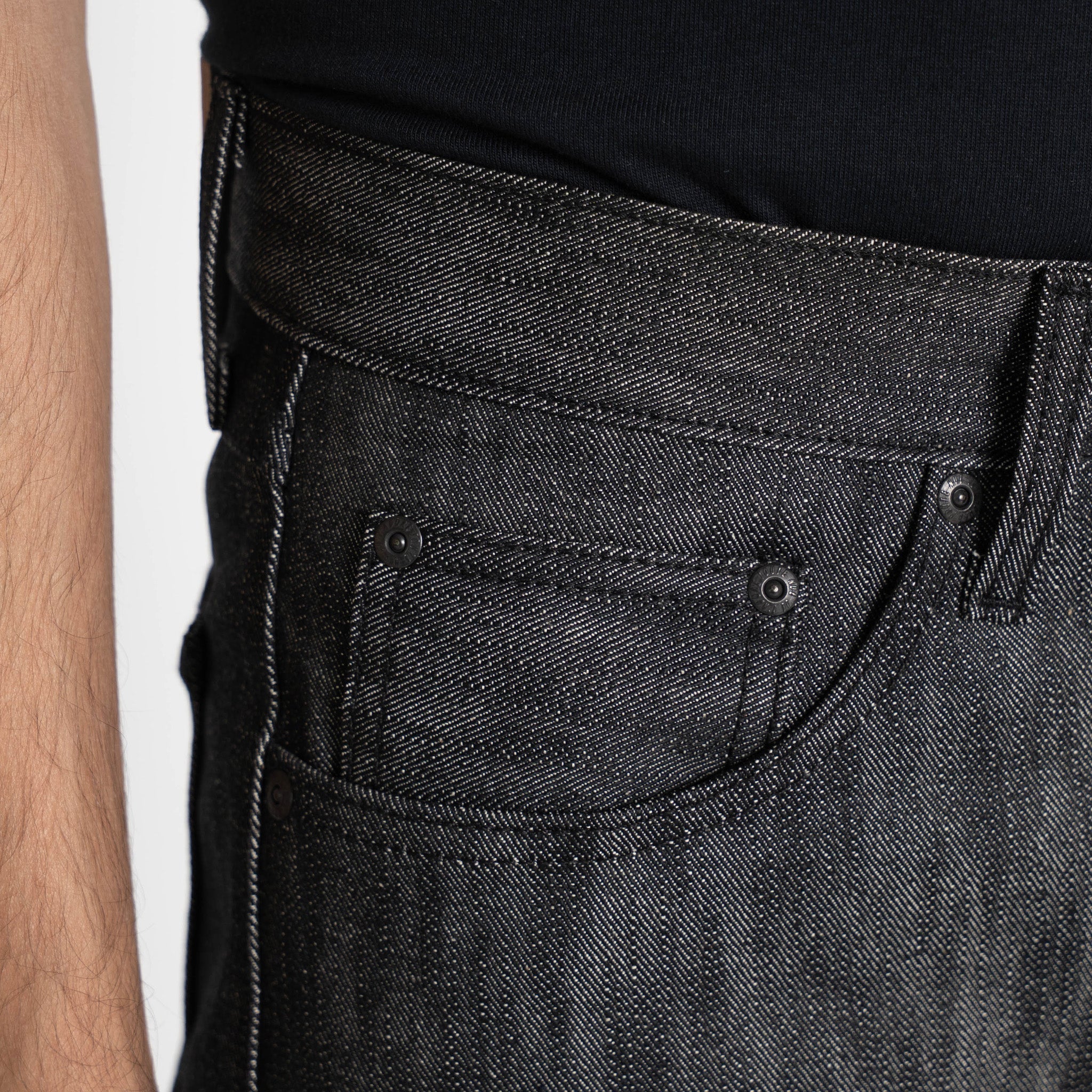 True Guy - Double Capsule - Black Warp / White Weft Selvedge by Naked & Famous Denim