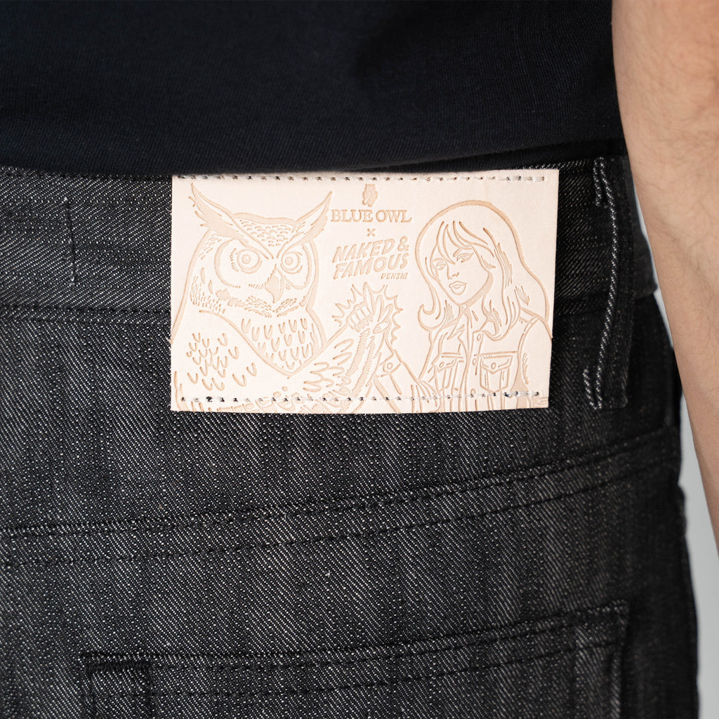 Groovy Guy - Double Capsule - Black Warp / White Weft Selvedge by Naked & Famous Denim