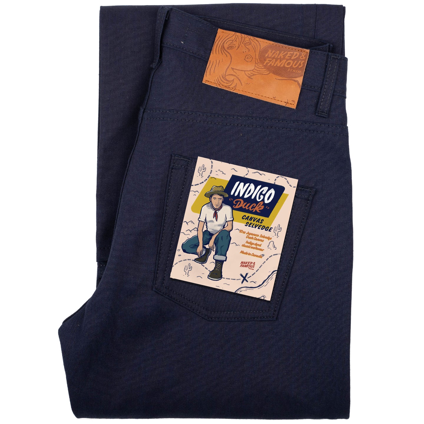 Strong Guy - Indigo Duck Canvas Selvedge
