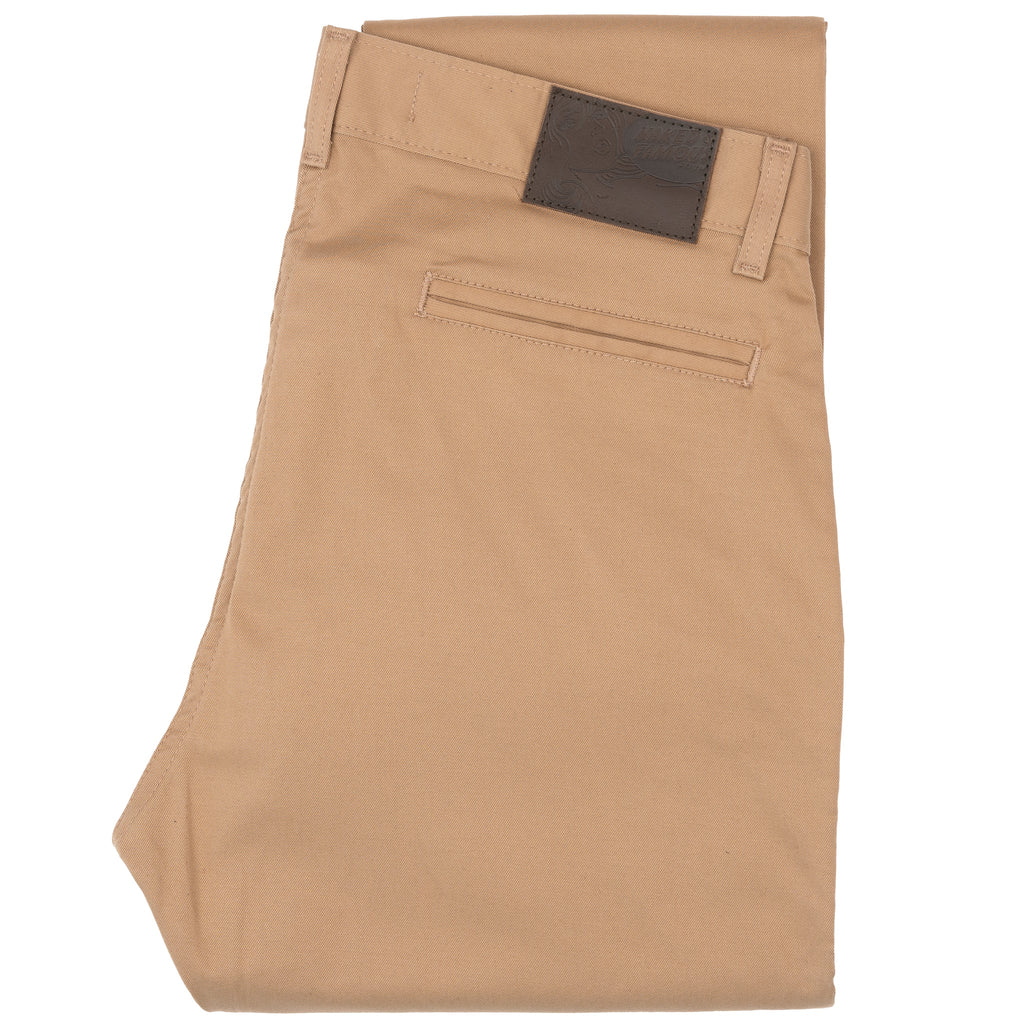 Straight Chino - Beige Stretch Twill by Naked & Famous Denim