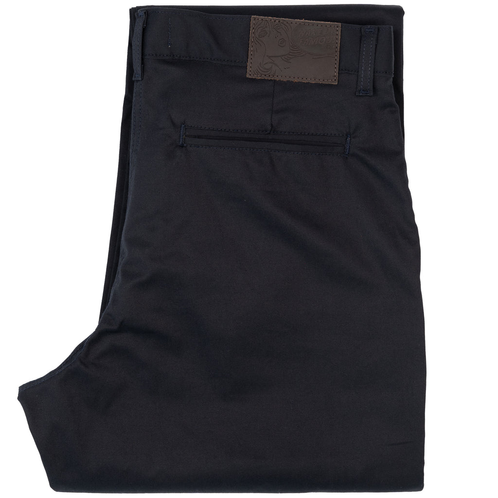 Straight Chino - Navy Stretch Twill by Naked & Famous Denim