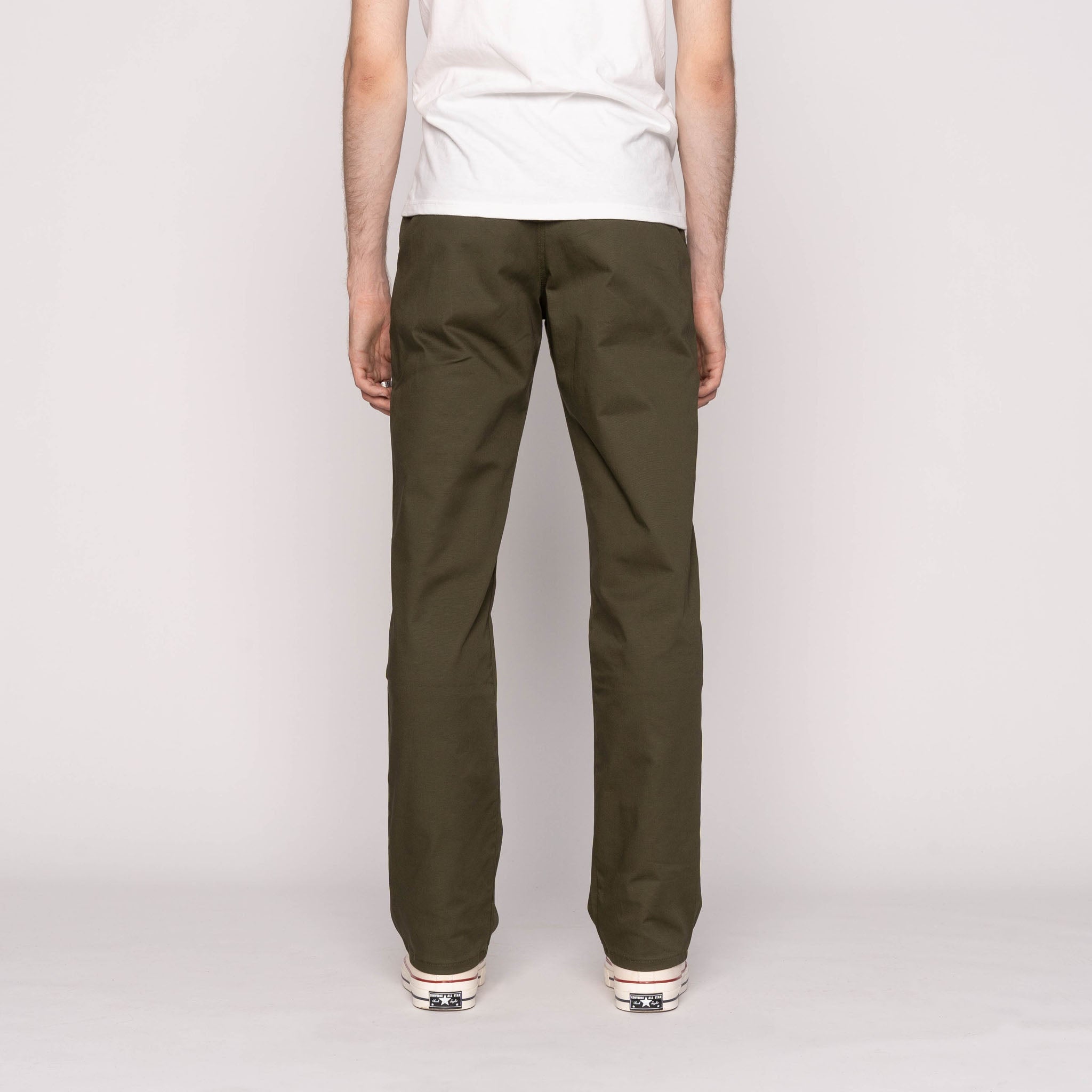 Straight Chino - Green Stretch Twill by Naked & Famous Denim