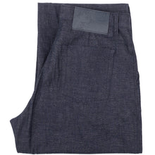 Load image into Gallery viewer, Pleated Trouser - 10oz Rinsed Denim - Indigo by Naked &amp; Famous Denim
