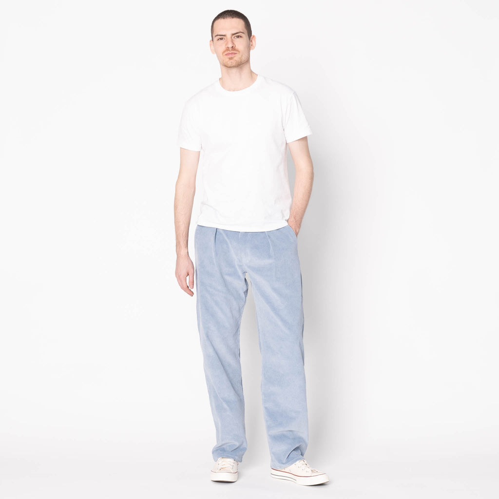 Pleated Trouser - Indigo Sugiaya - Indigo by Naked & Famous Denim
