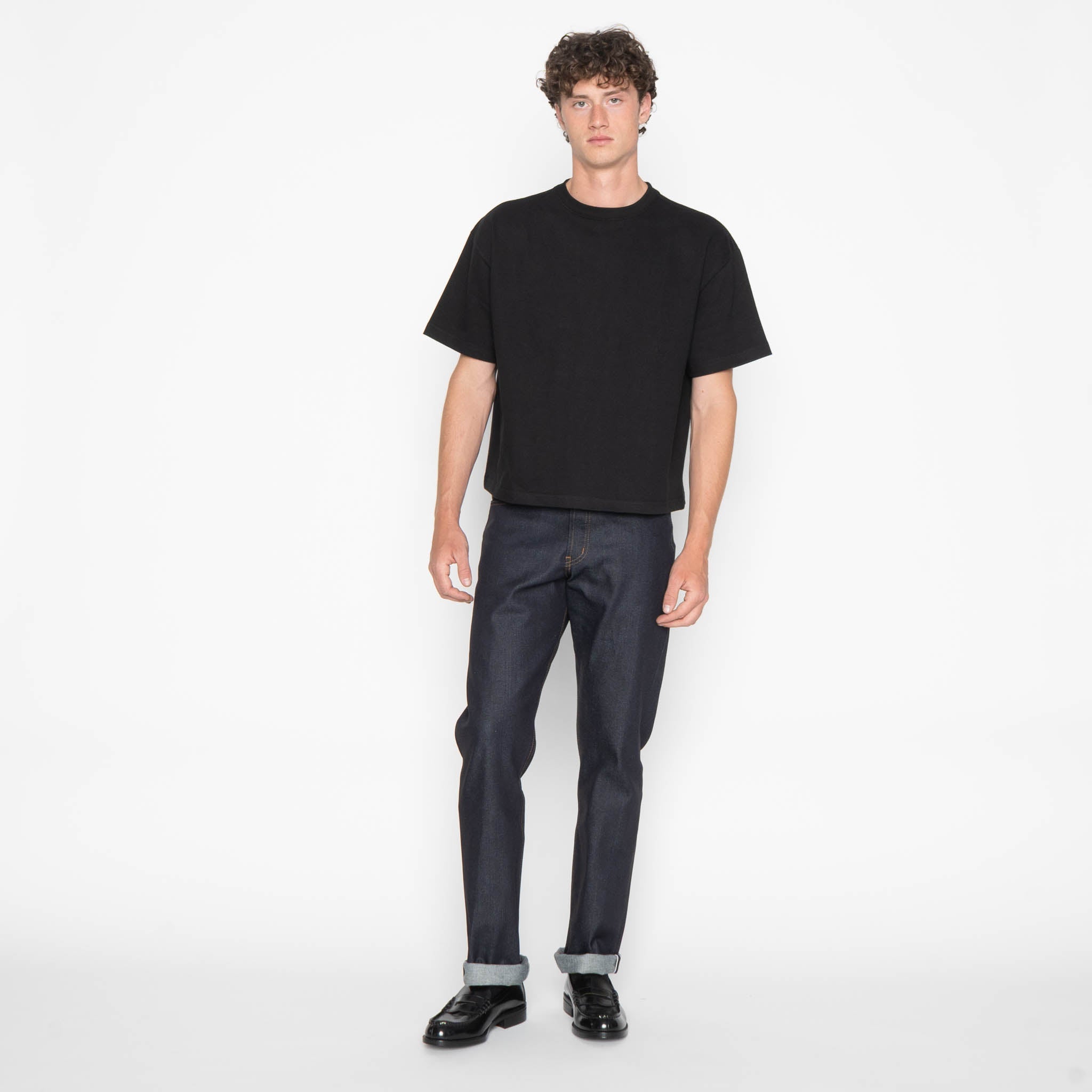 Strong Tee - Heavyweight 11oz. Jersey - Black by Naked & Famous Denim