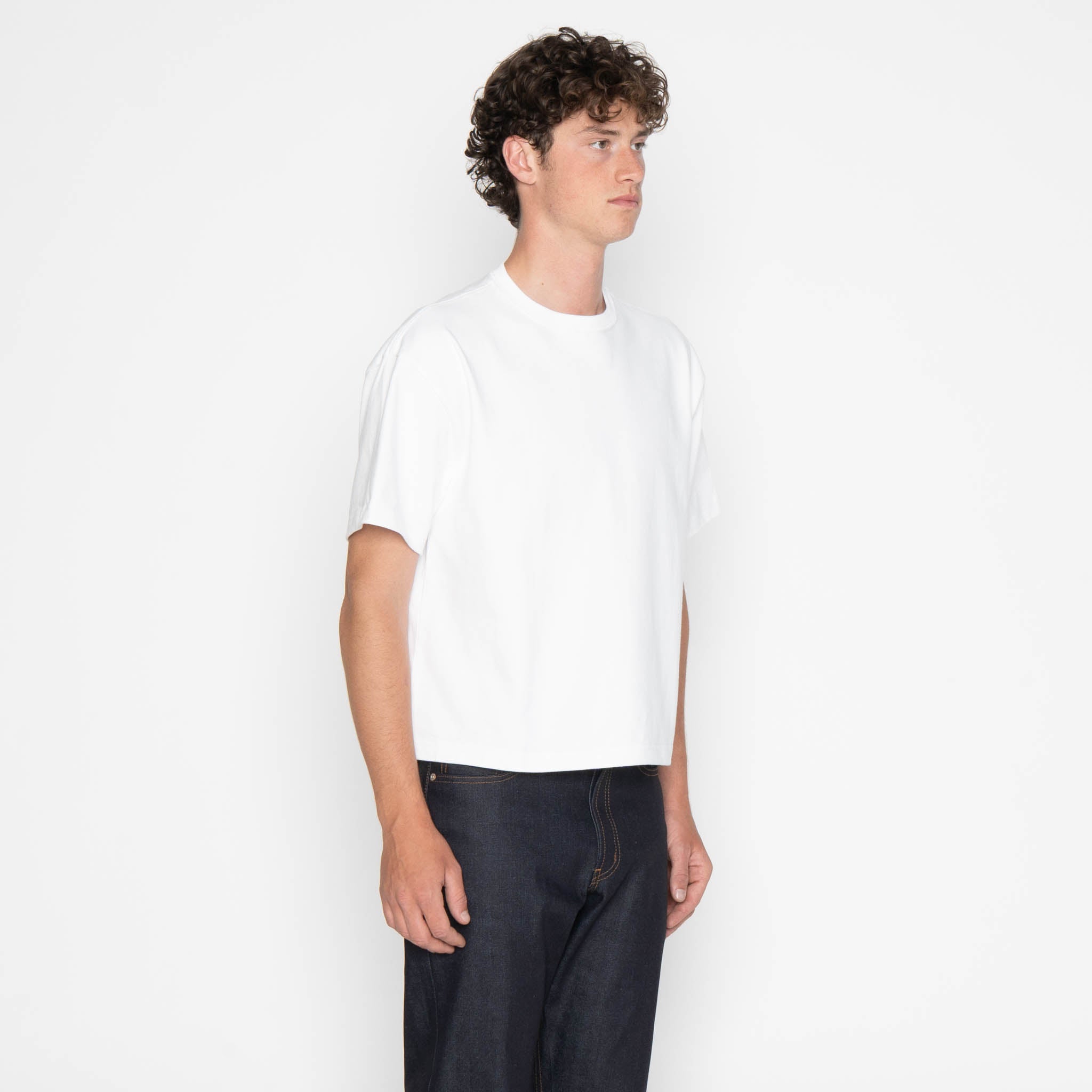 Strong Tee - Heavyweight 11oz. Jersey - White – Naked & Famous