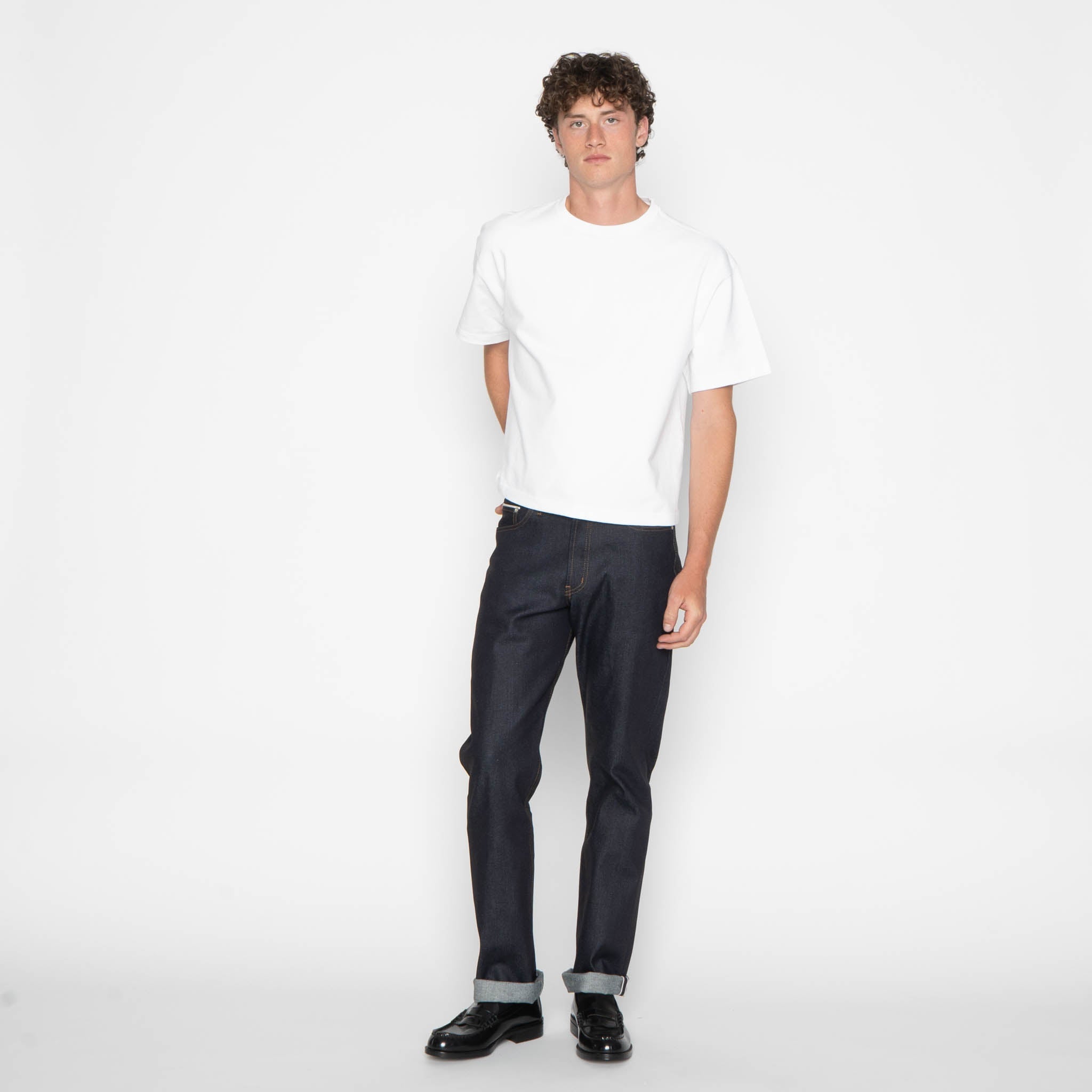 Strong Tee - Heavyweight 11oz. Jersey - White by Naked & Famous Denim