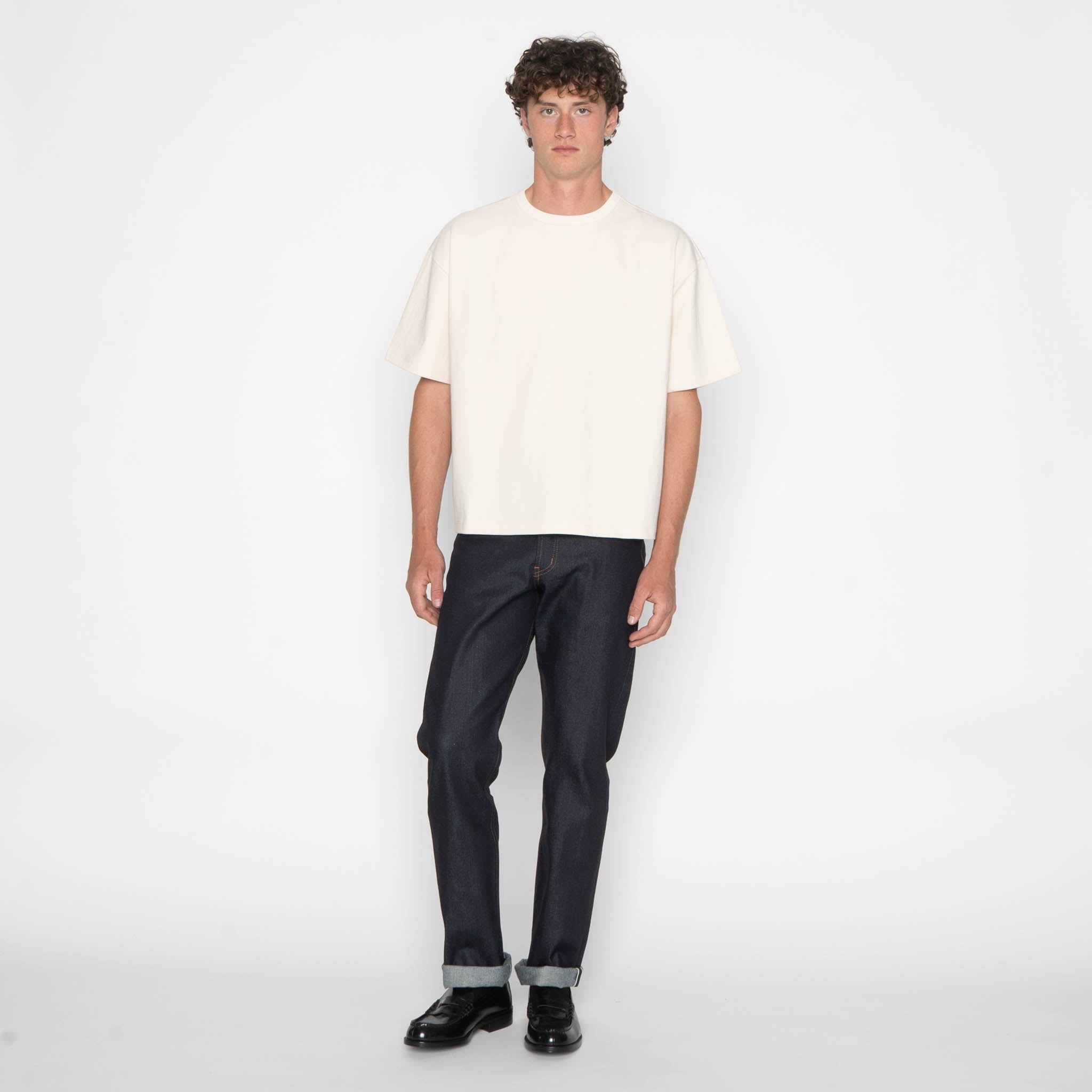 Strong Tee - Heavyweight 11oz. Jersey - Natural by Naked & Famous Denim