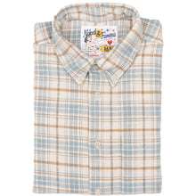 Load image into Gallery viewer, Easy Shirt - Big Slub Check Flannel - Pale Blue
