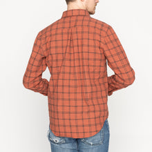 Load image into Gallery viewer, Easy Shirt - Big Slub Check Flannel - Red
