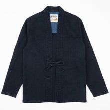 Load image into Gallery viewer, Kimono Shirt - Indigo Sashiko
