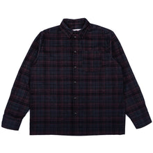 Load image into Gallery viewer, True Shirt - Corduroy Shirting (21W) - Navy / Green by Naked &amp; Famous Denim
