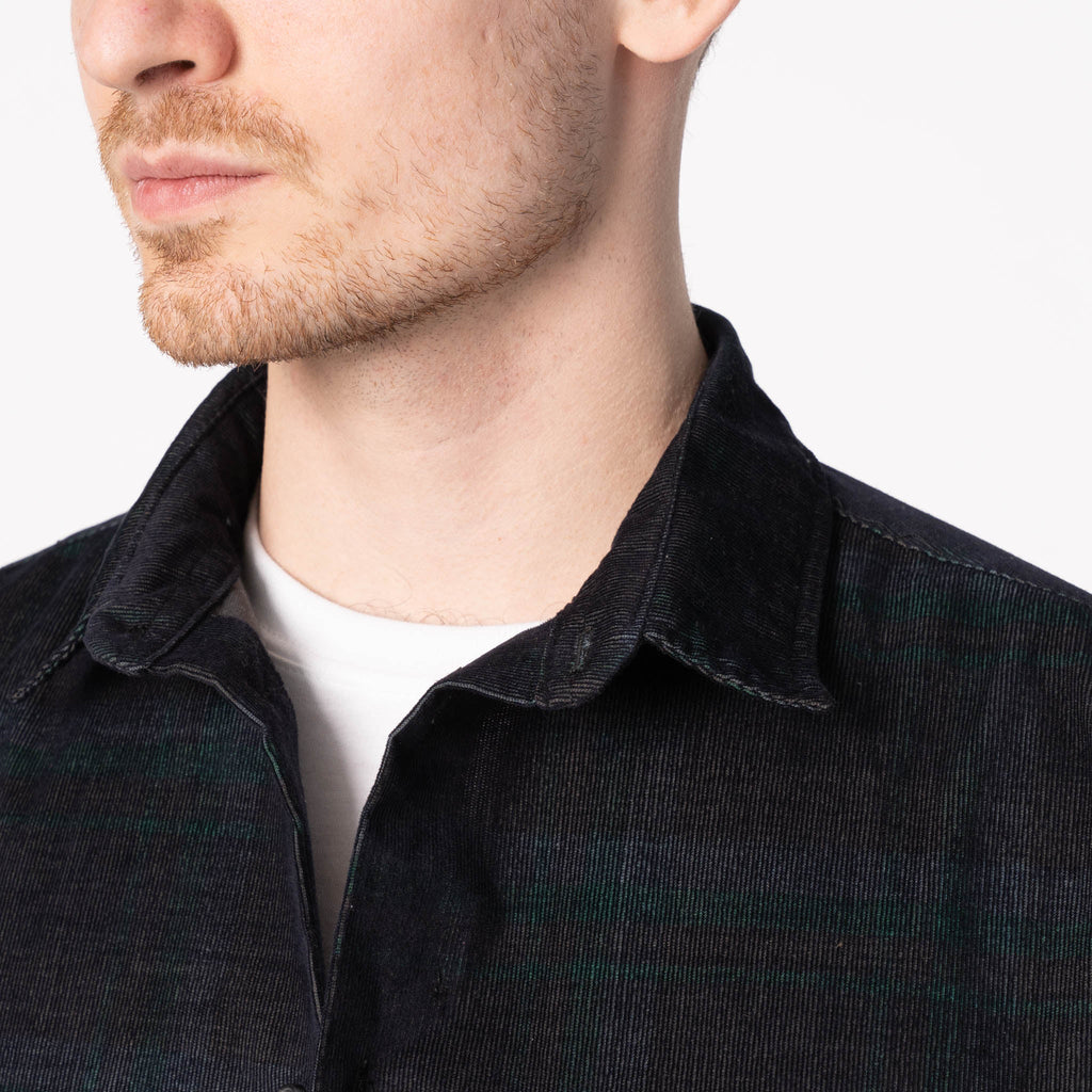 True Shirt - Corduroy Shirting (21W) - Brown / Beige by Naked & Famous Denim