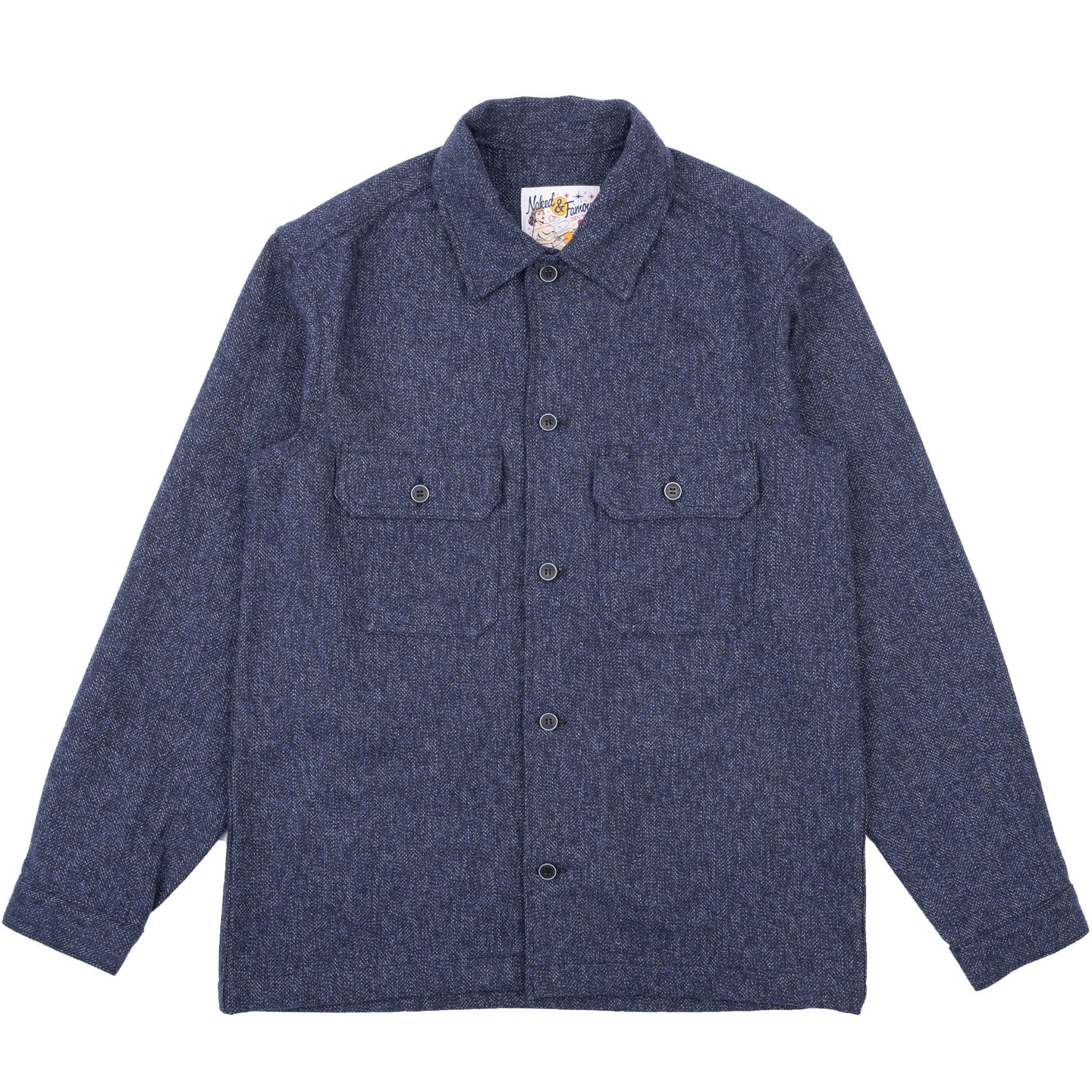 Work Shirt - Herringbone Triple Twist - Forest by Naked & Famous Denim