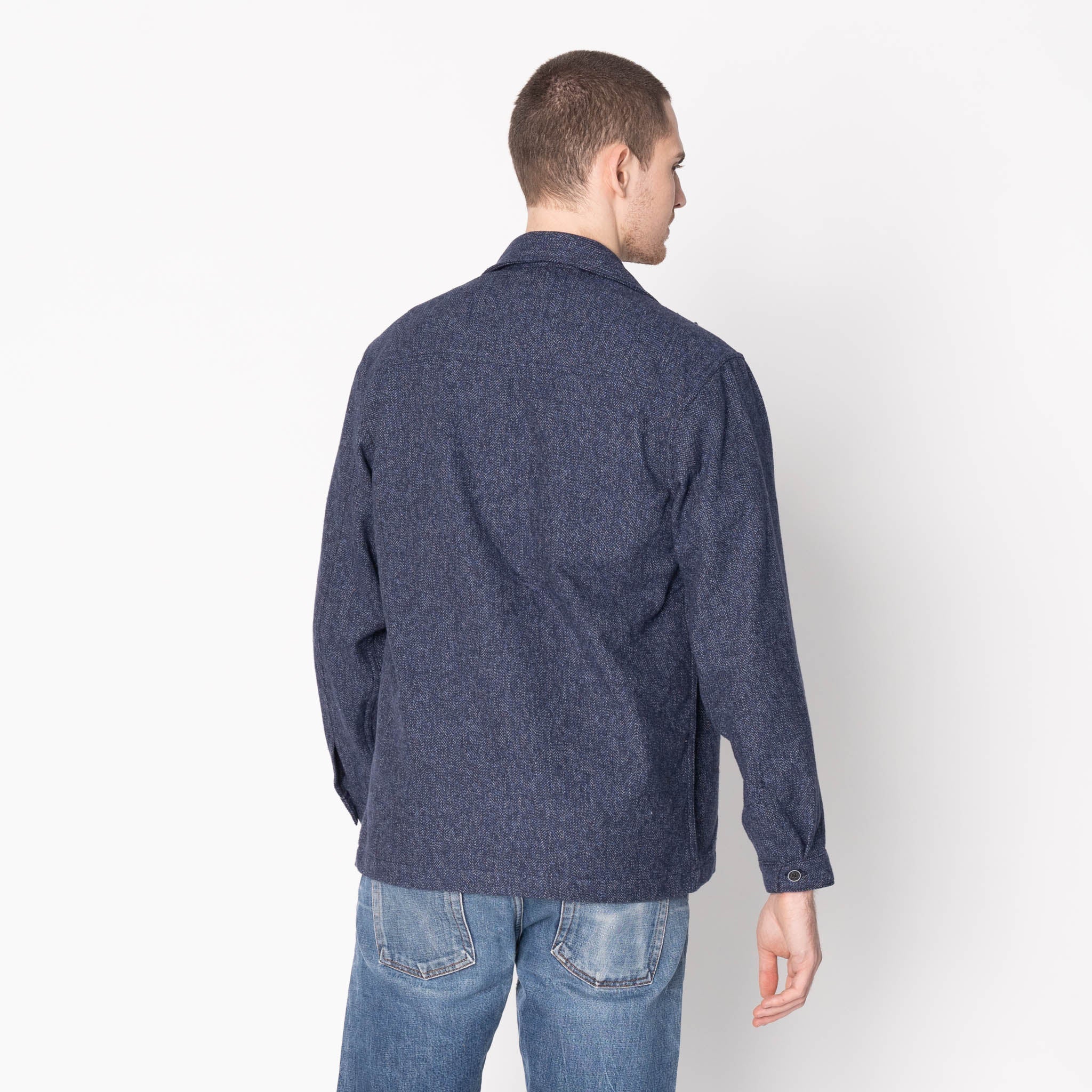 Work Shirt - Herringbone Triple Twist - Forest by Naked & Famous Denim