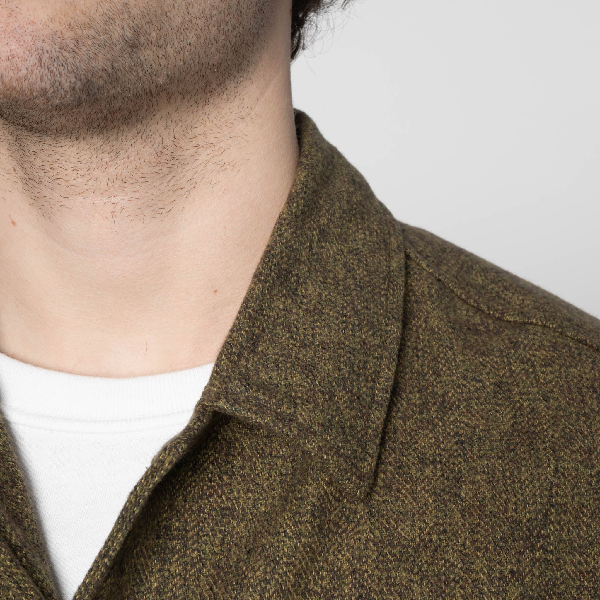 Work Shirt - Herringbone Triple Twist - Forest