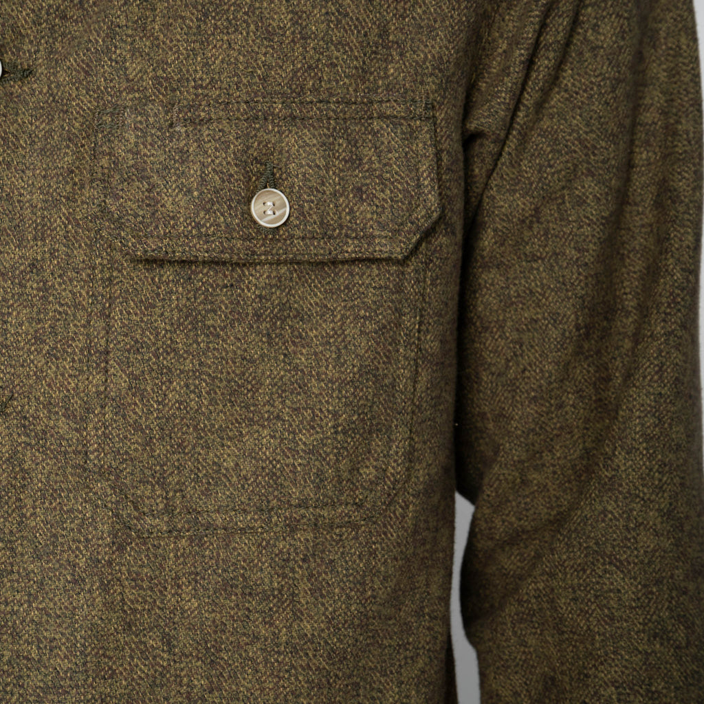 Work Shirt - Herringbone Triple Twist - Forest
