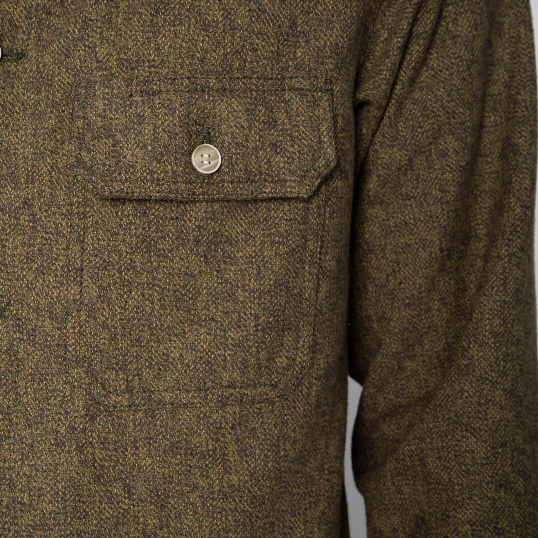 Work Shirt - Herringbone Triple Twist - Forest