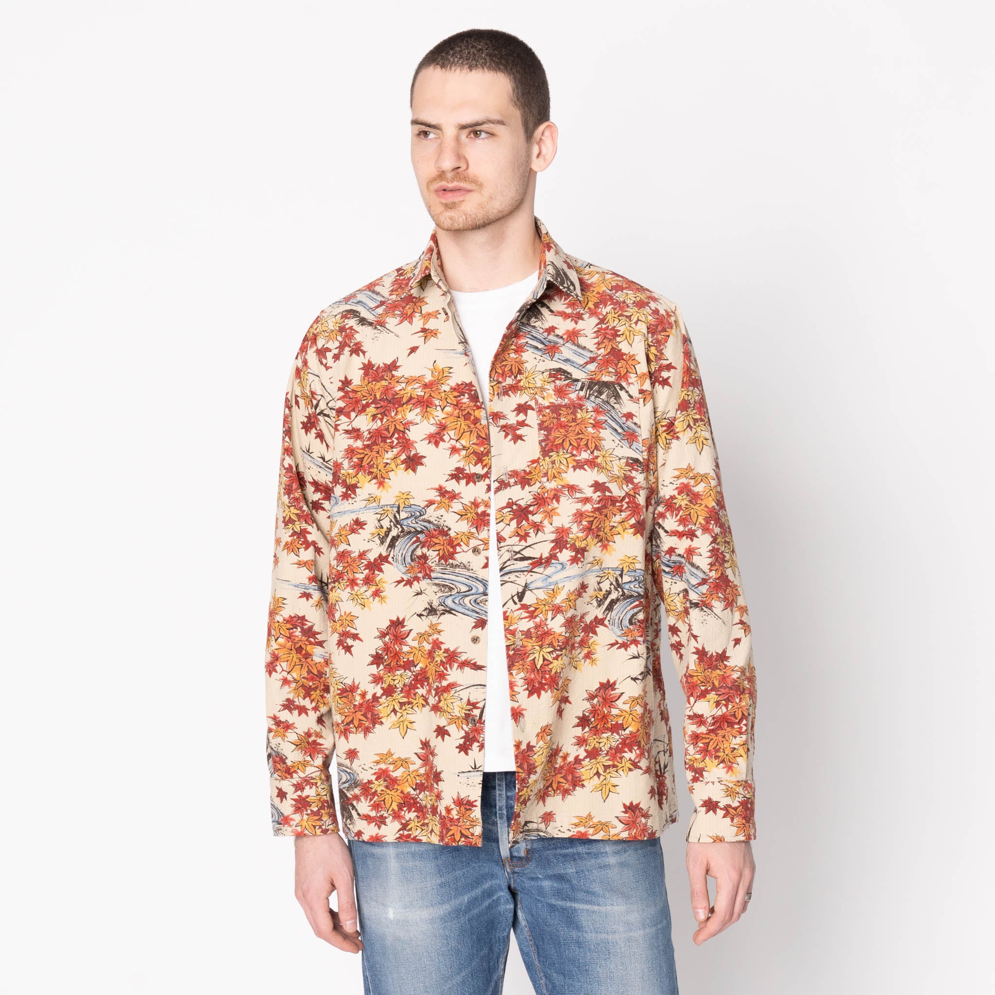 True Shirt - Printed - Autumn - Cream