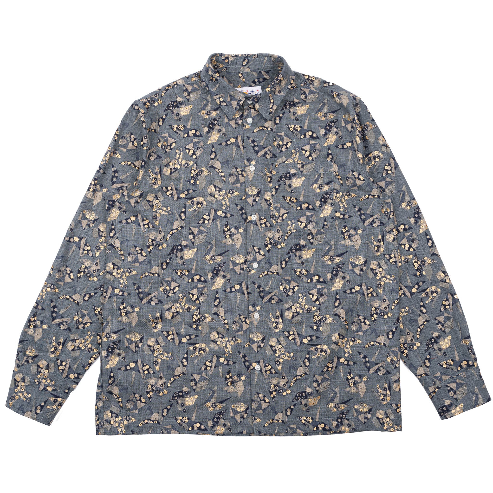 True Shirt - Origami Poplin - Blue