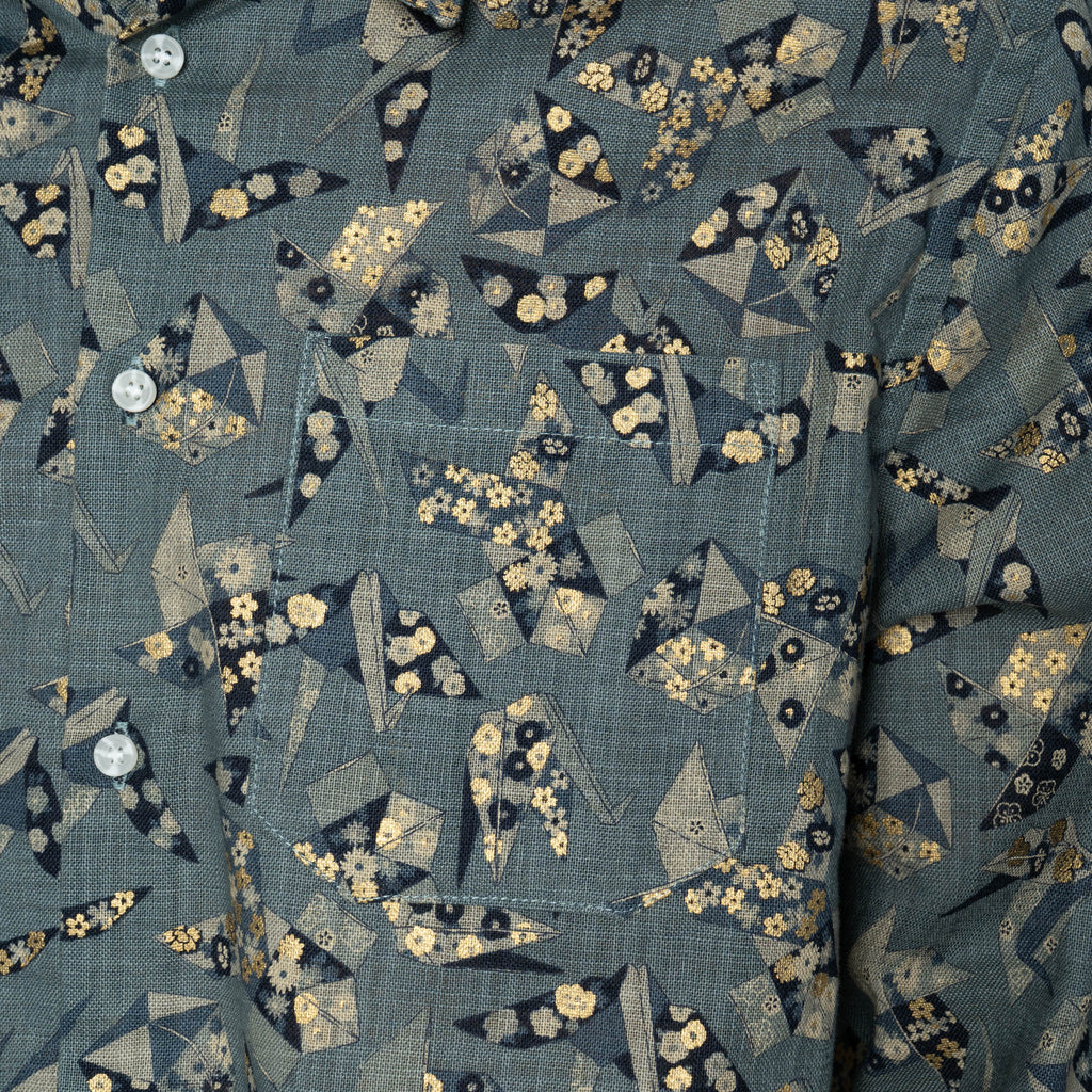 True Shirt - Origami Poplin - Blue