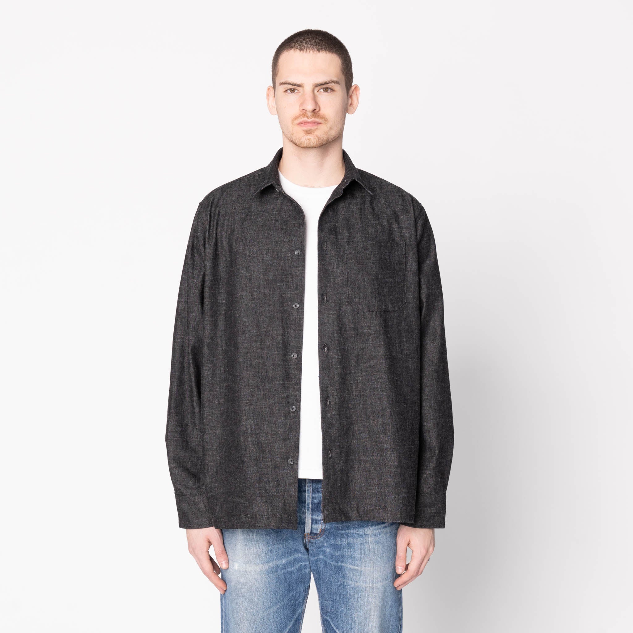 Kimono Shirt  - Indigo Sugiaya - Indigo by Naked & Famous Denim