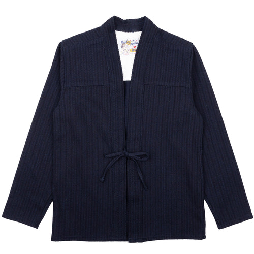 Kimono Shirt - Kimono Scramble - Indigo by Naked & Famous Denim