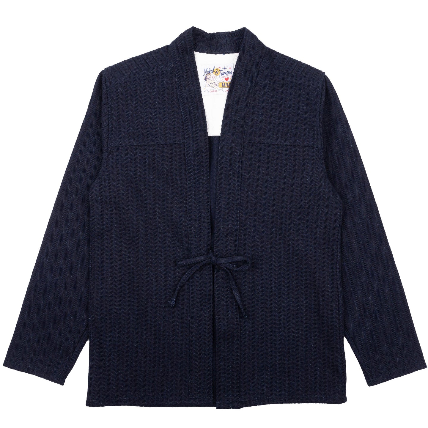Kimono Shirt - Kimono Scramble - Indigo by Naked & Famous Denim