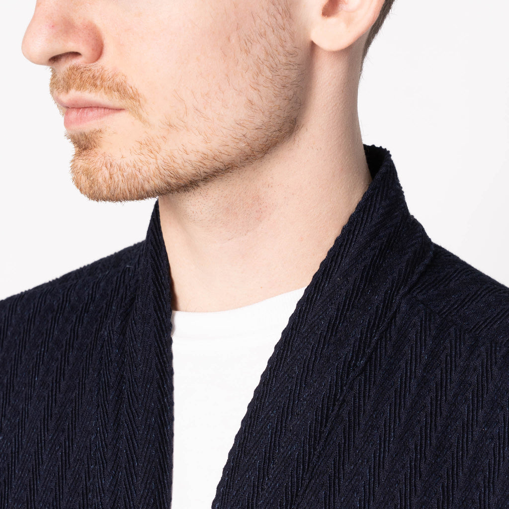 Kimono Shirt - Kimono Scramble - Indigo by Naked & Famous Denim